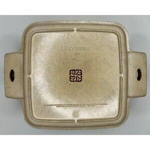 LittonWare Microwave Cookware 1 Qt Casserole Square Dish 39275 With Lid 39274